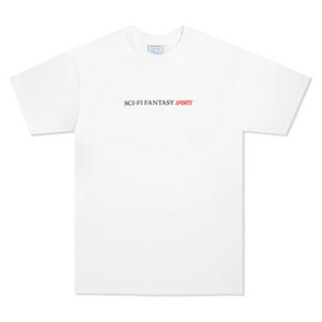 Sci-Fi Fantasy Sci-Fi Sports T Shirt - White